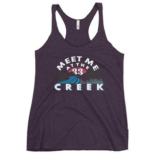 Meet Me At The Creek | Women's Racerback Tank | BMFS 33 | Ladies Top