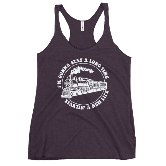 Slow Train | Women's Racerback Tank | BMFS 33 | Ladies Top