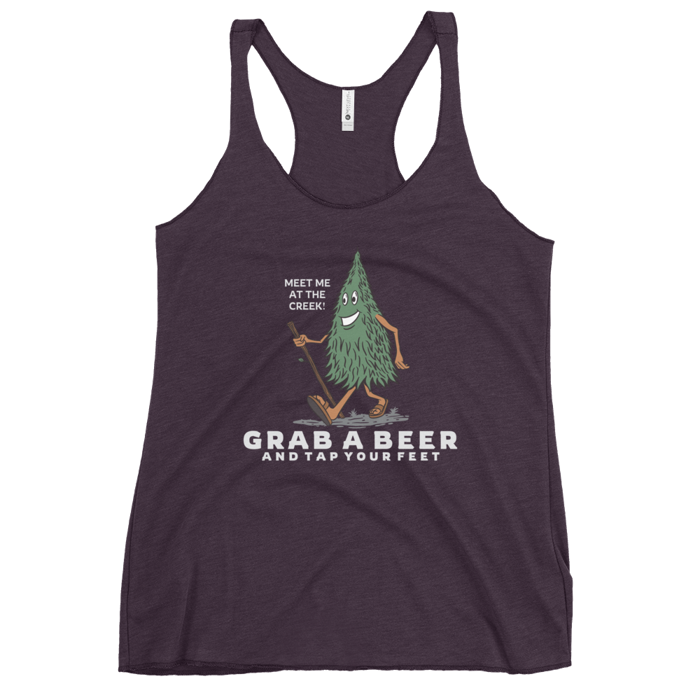 Meet Me At The Creek Tree | Women's Racerback Tank | BMFS 33 | Ladies Top