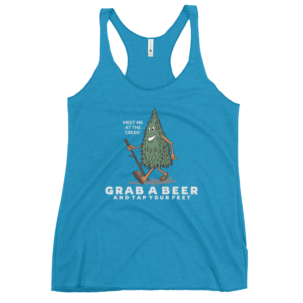 Meet Me At The Creek Tree | Women's Racerback Tank | BMFS 33 | Ladies Top