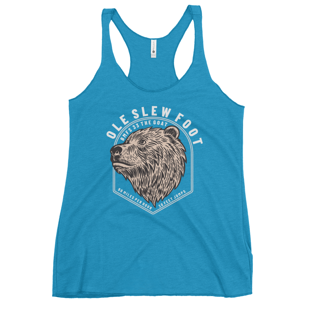 Ole Slew Foot | Women's Racerback Tank | BMFS 33 | Ladies Top