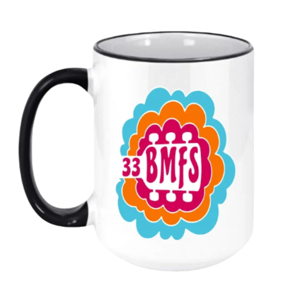 BMFS Headstock Ceramic Coffee Mug | BMFS 33 | Ink/Printed Image