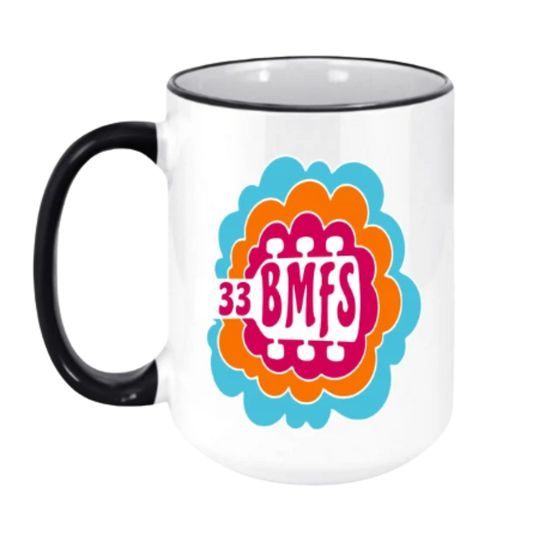 BMFS Headstock Ceramic Coffee Mug | BMFS 33 | Ink/Printed Image