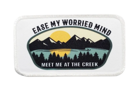 Meet Me At The Creek Printed Patch | Strings Art | Iron On | 33 BMFS