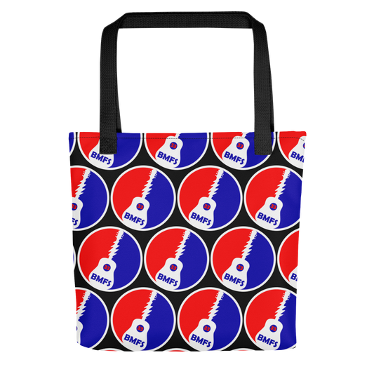 BMFS Guitar Tote bag | 15″ × 15″ | Billy Fan Art