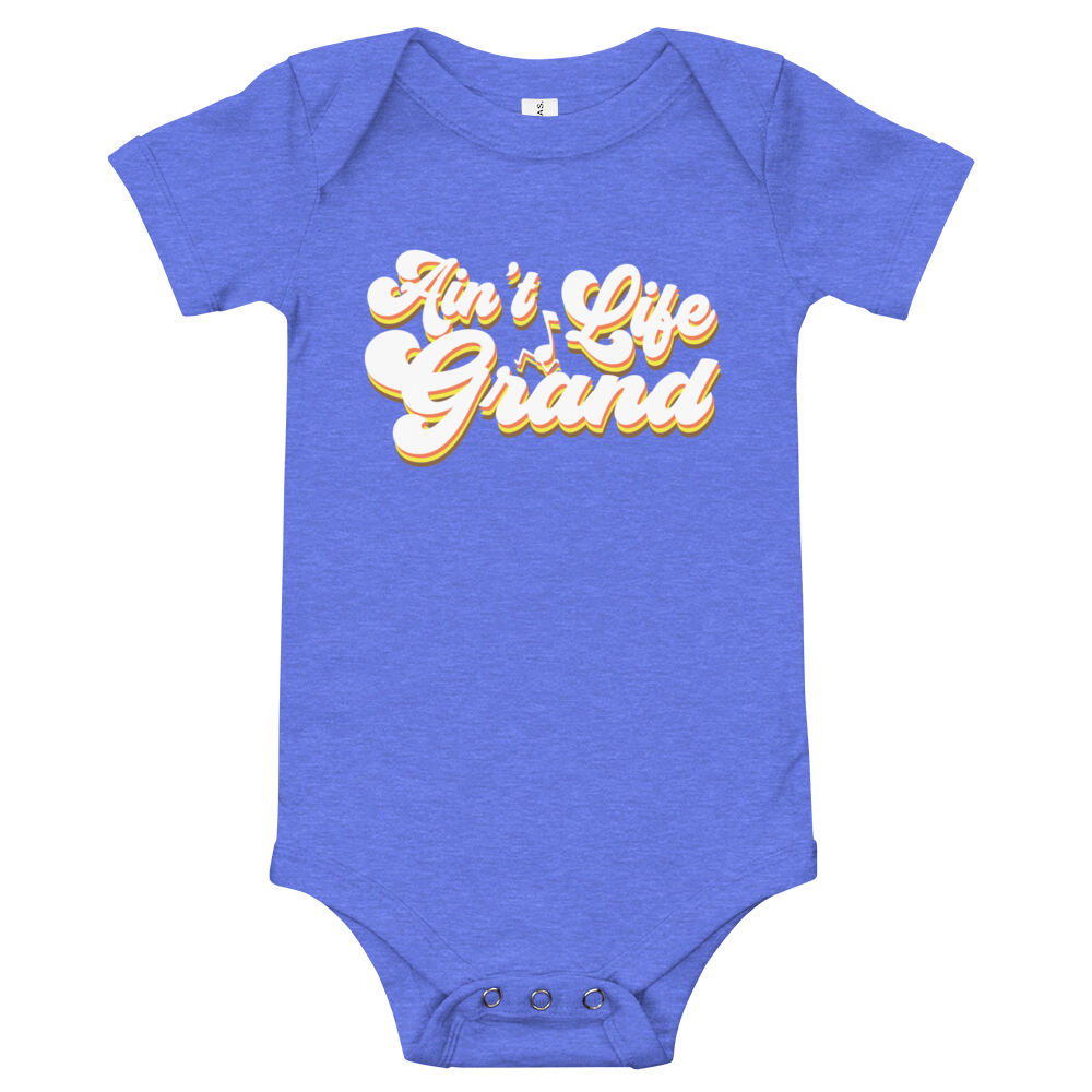 Ain't Life Grand Bella + Canvas baby bodysuit | One Piece | WP Fan Art | DTG