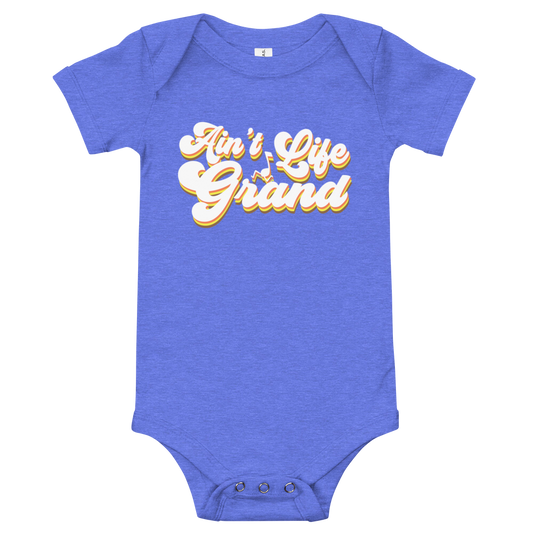 Ain't Life Grand Bella + Canvas baby bodysuit | One Piece | WP Fan Art | DTG
