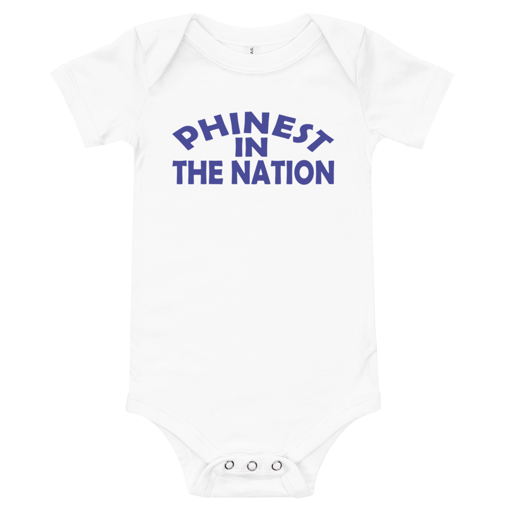 Phinest In the Nation Bella + Canvas baby bodysuit | One Piece | Phan Art | DTG