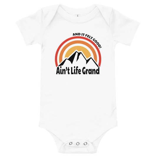 Ain't Life Grand Bella + Canvas baby bodysuit | One Piece | WP Fan Art | DTG
