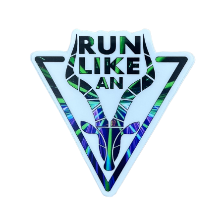 Run Like An Antelope Light Show Sticker | Phishy Lot Slap
