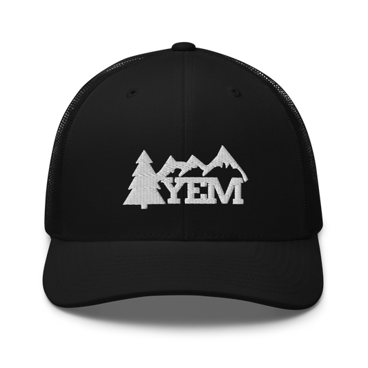 YEM Tree Trucker Cap | Flat Embroidery | Phish Inspired Art