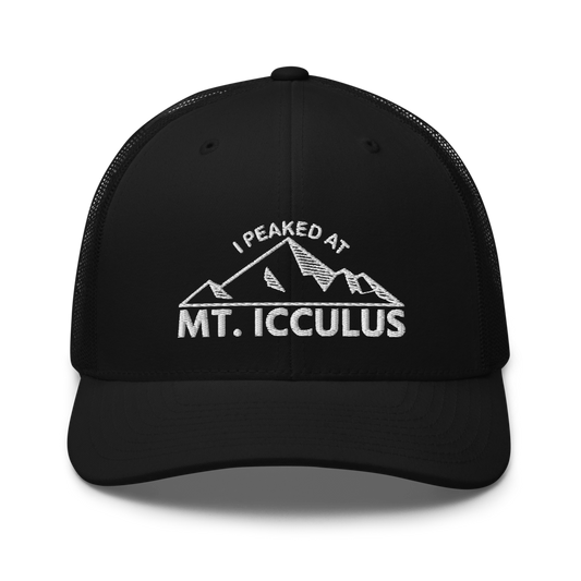 Mt. Icculus "I Peaked At" Trucker Cap | Flat Embroidery | Phish Inspired Art