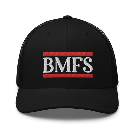 BMFS Trucker Cap | Flat Embroidery | Inspired BMFS Art