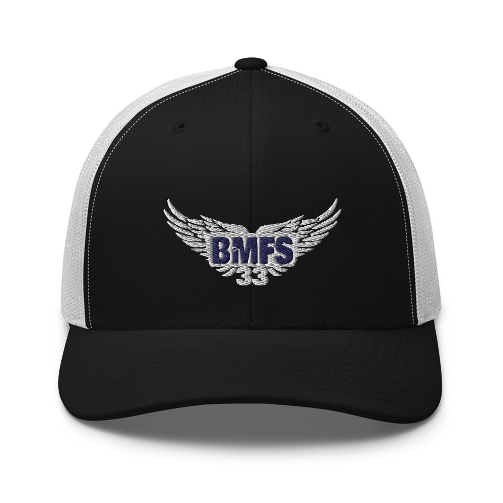 BMFS Wings Trucker Snapback Cap | Flat Embroidery | Inspired Strings Art Cap | Lot Style Cap | Bluegrass Band Swag