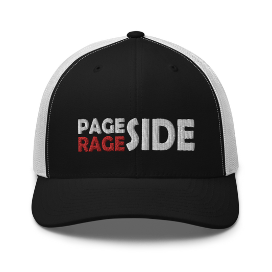 Page Side Rage Side Trucker Cap | Flat Embroidery | Phish Inspired Art