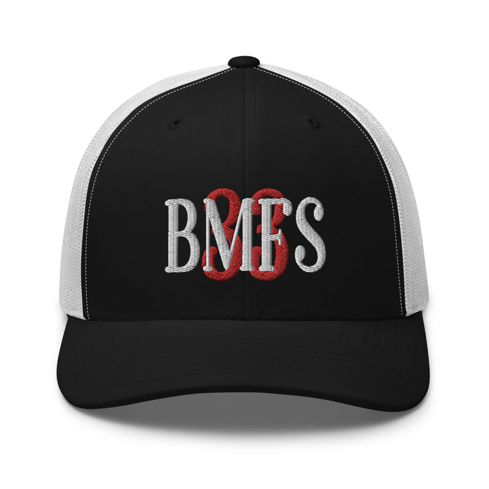 BMFS 33 Trucker Snapback Cap | Flat Embroidery | Inspired Strings Art Cap | Lot Style Cap | Bluegrass Band Swag