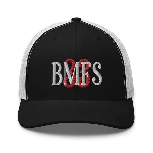 BMFS 33 Trucker Snapback Cap | Flat Embroidery | Inspired Strings Art Cap | Lot Style Cap | Bluegrass Band Swag