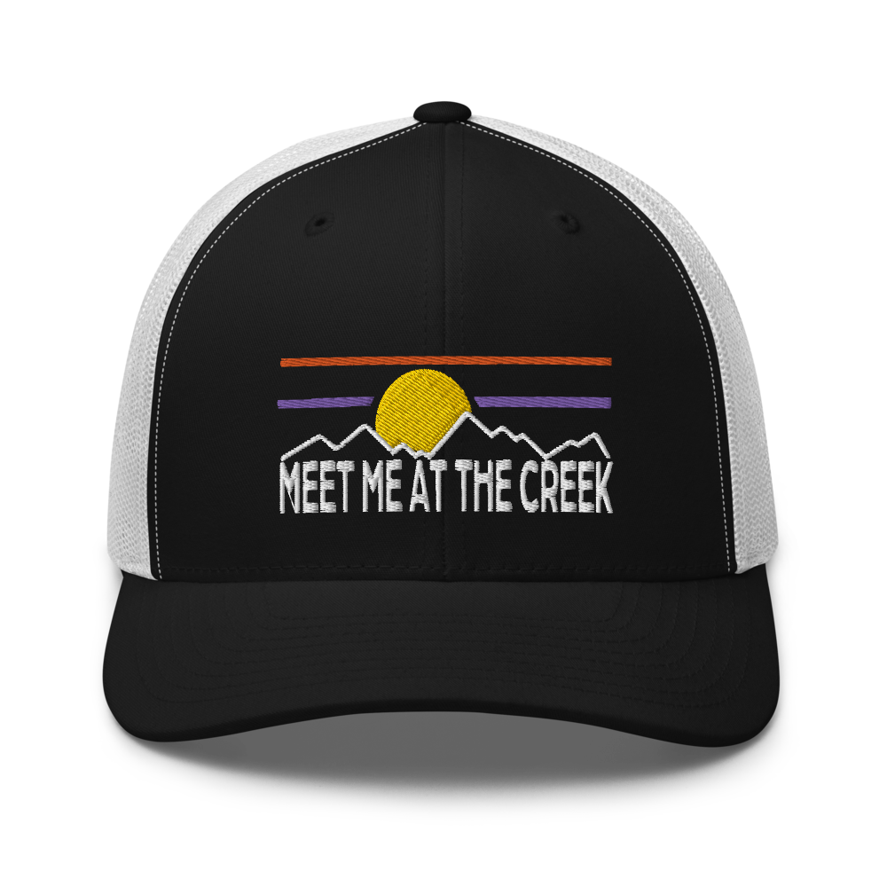 Meet Me At The Creek Trucker Cap | Flat Embroidery | 33 Billy Inspired Art
