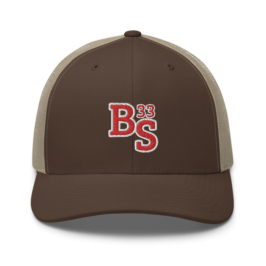 BS 33 Trucker Cap | Flat Embroidery | Inspired BMFS Art