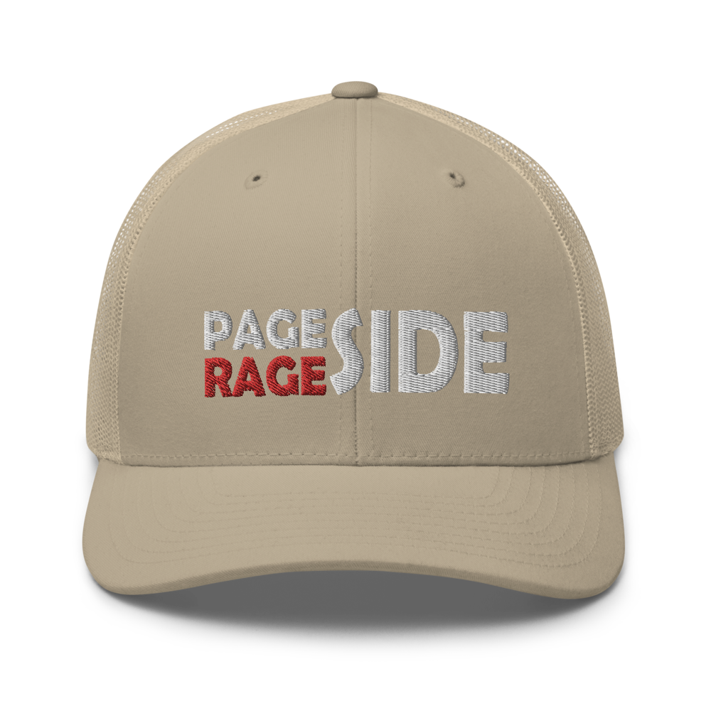 Page Side Rage Side Trucker Cap | Flat Embroidery | Phish Inspired Art