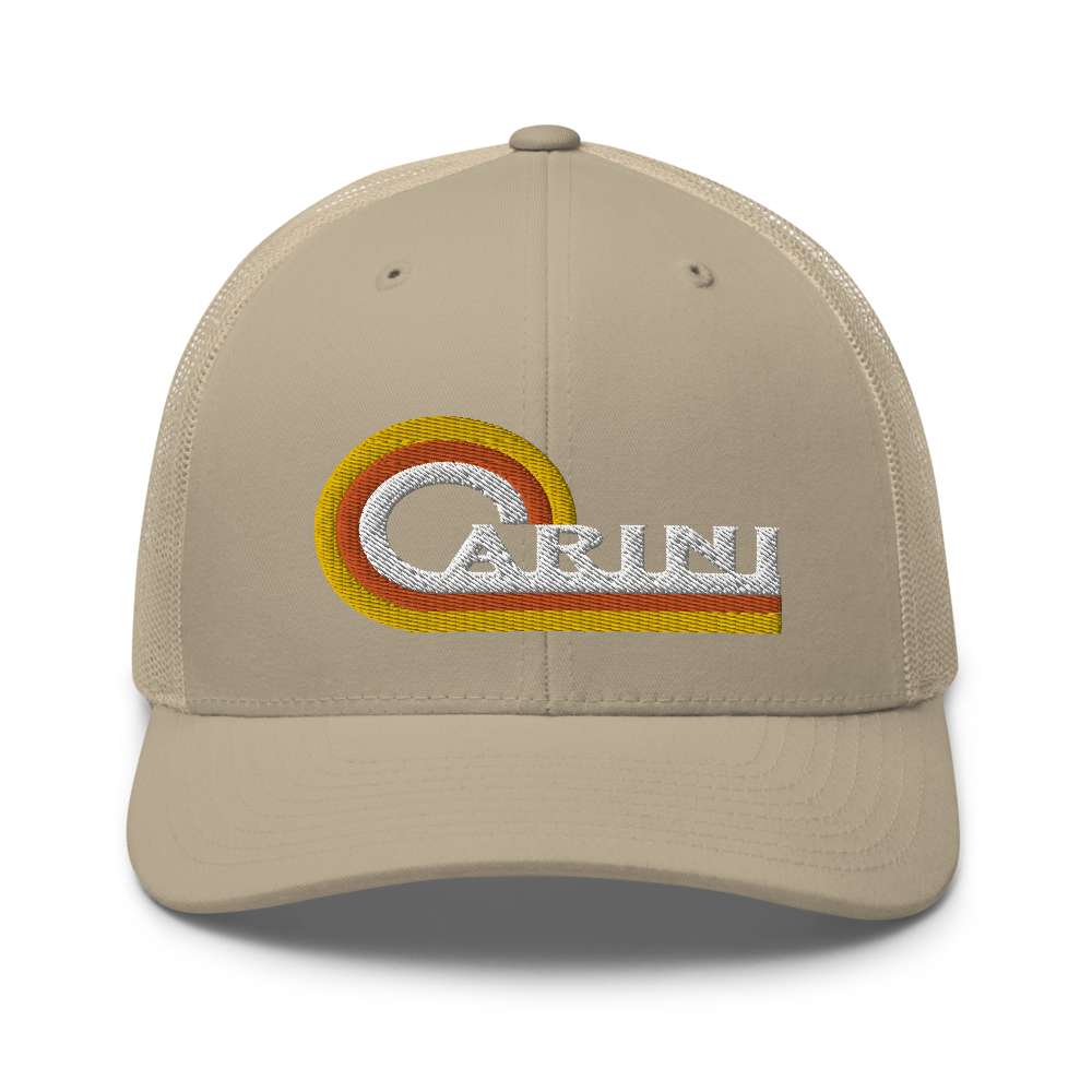 Carini Retro Trucker Cap | Flat Embroidery | Inspired Phan Art Cap | Lot Cap