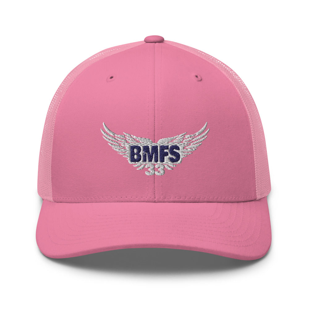 BMFS Wings Trucker Snapback Cap | Flat Embroidery | Inspired Strings Art Cap | Lot Style Cap | Bluegrass Band Swag