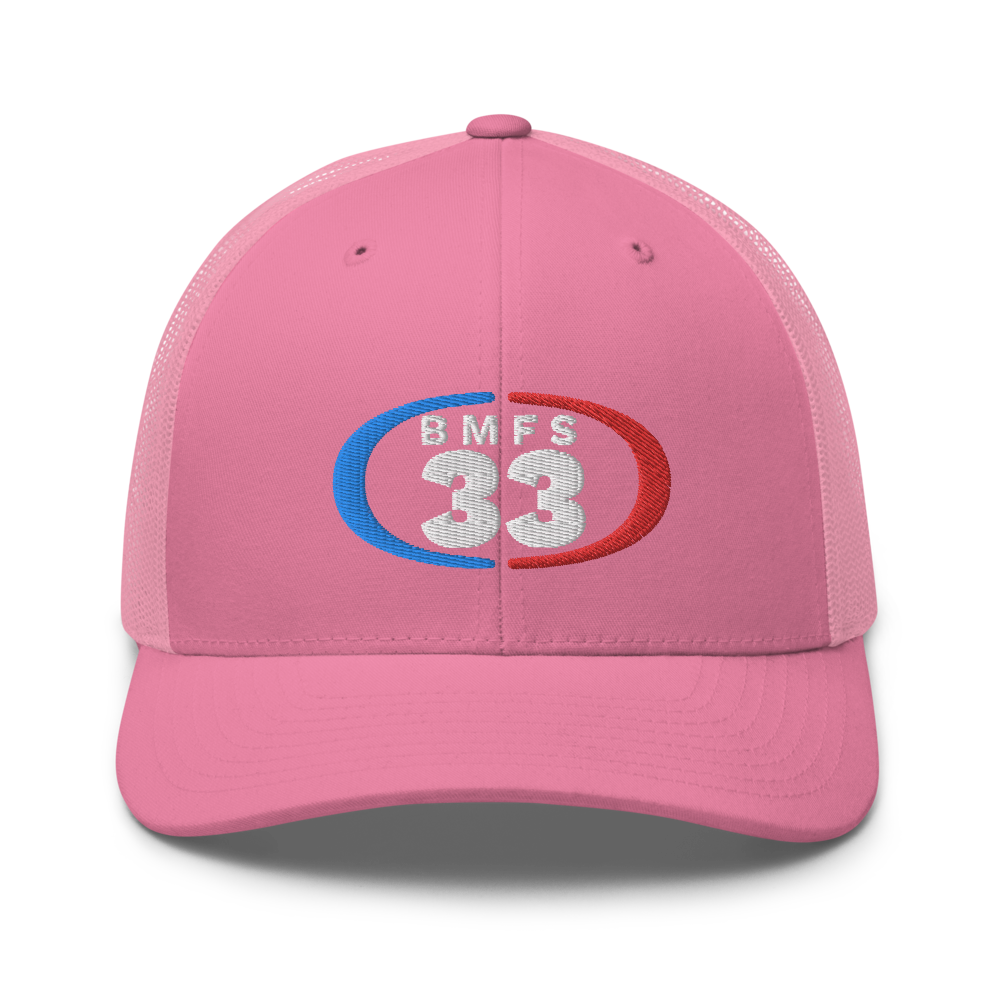 33 BMFS Trucker Cap | Flat Embroidery | Inspired Billy Art