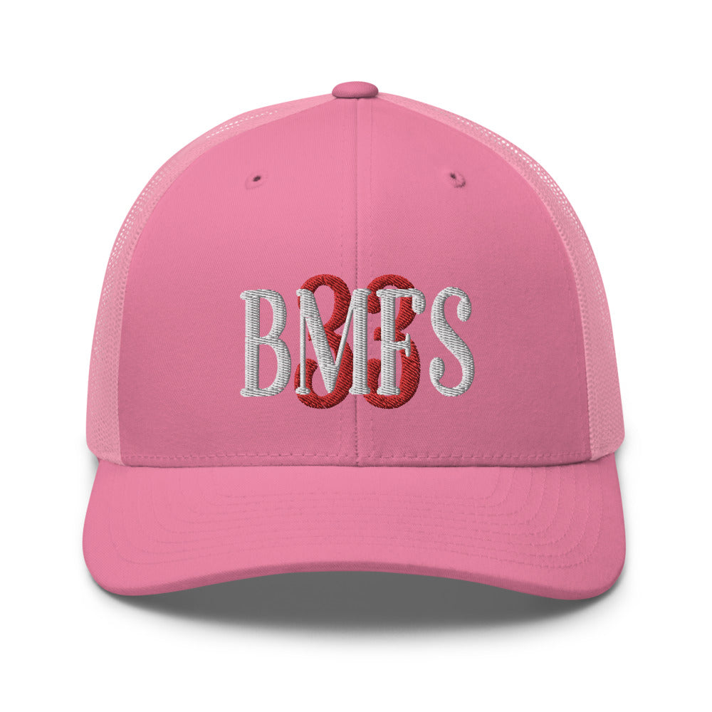 BMFS 33 Trucker Snapback Cap | Flat Embroidery | Inspired Strings Art Cap | Lot Style Cap | Bluegrass Band Swag