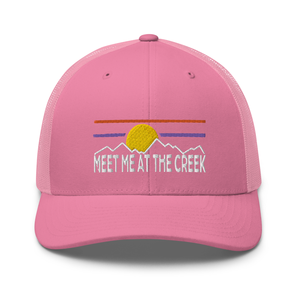 Meet Me At The Creek Trucker Cap | Flat Embroidery | 33 Billy Inspired Art