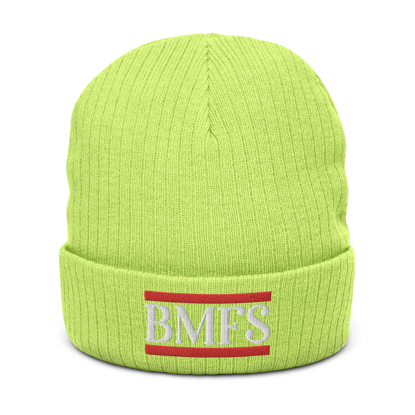 BMFS Cuffed Beanie | Flat Embroidery | Ribbed | Inspired Billy Art