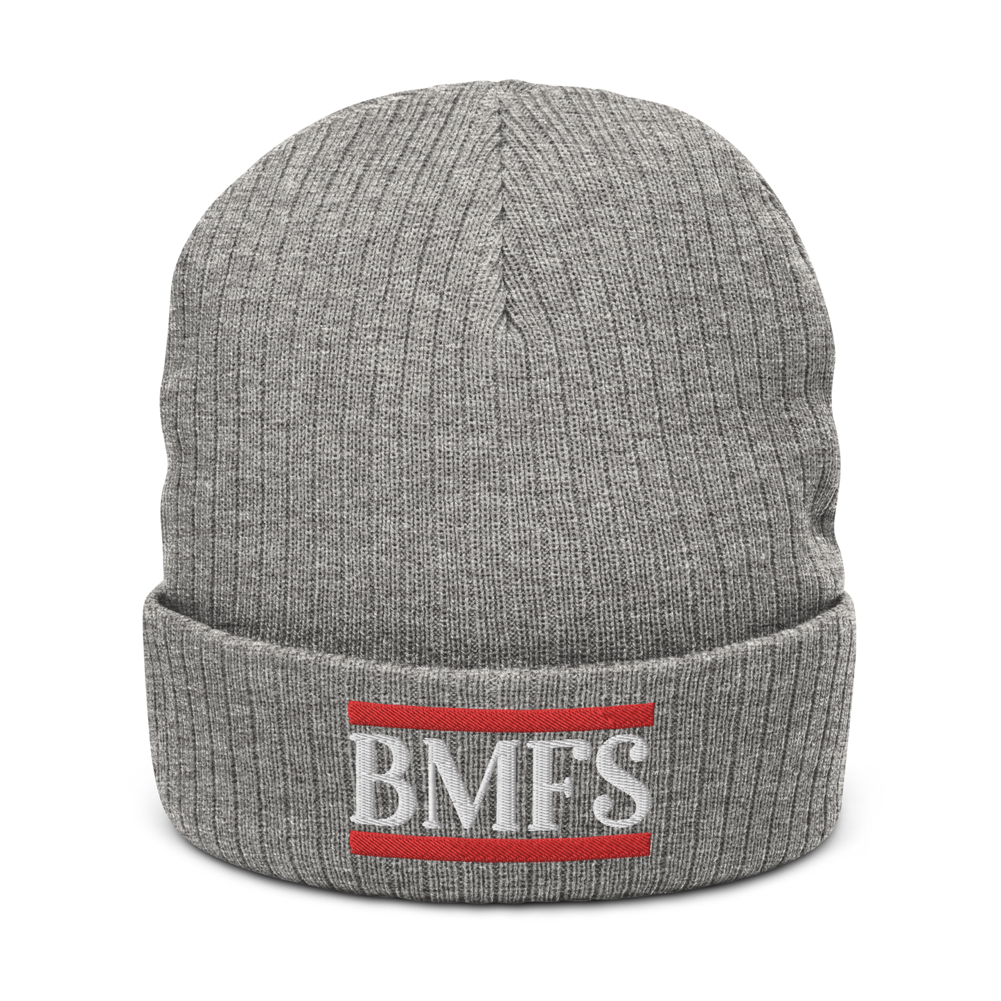 BMFS Cuffed Beanie | Flat Embroidery | Ribbed | Inspired Billy Art
