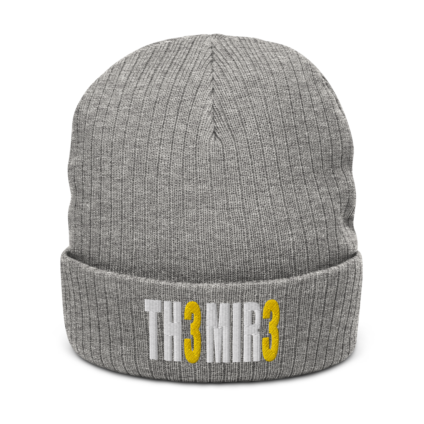 The Mire 33 Cuffed Beanie | Flat Embroidery | Ribbed | Inspired Billy Art