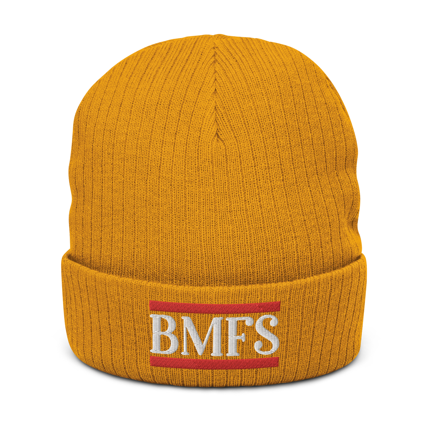 BMFS Cuffed Beanie | Flat Embroidery | Ribbed | Inspired Billy Art