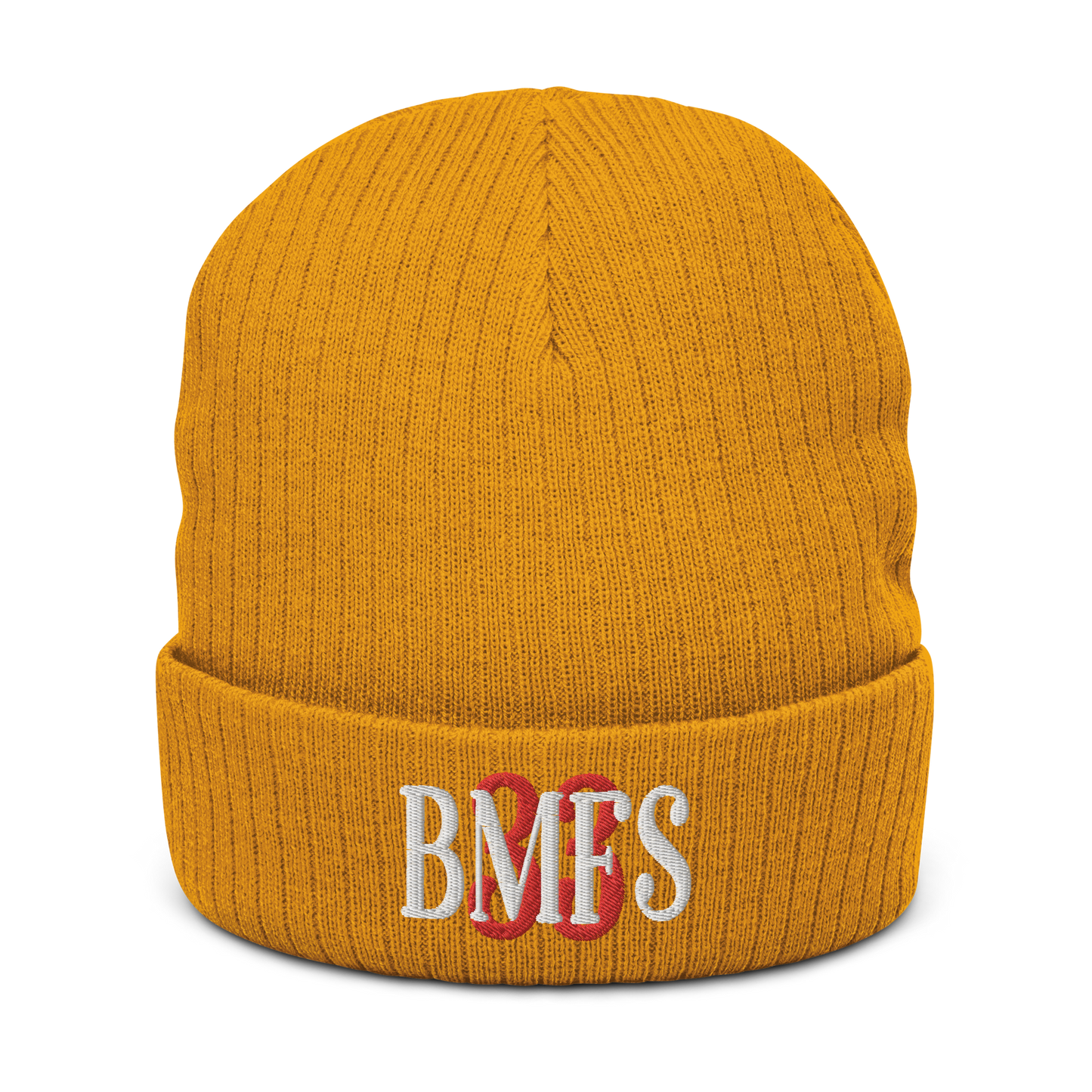 BMFS 33 Cuffed Beanie | Flat Embroidery | Ribbed | Inspired Billy Art