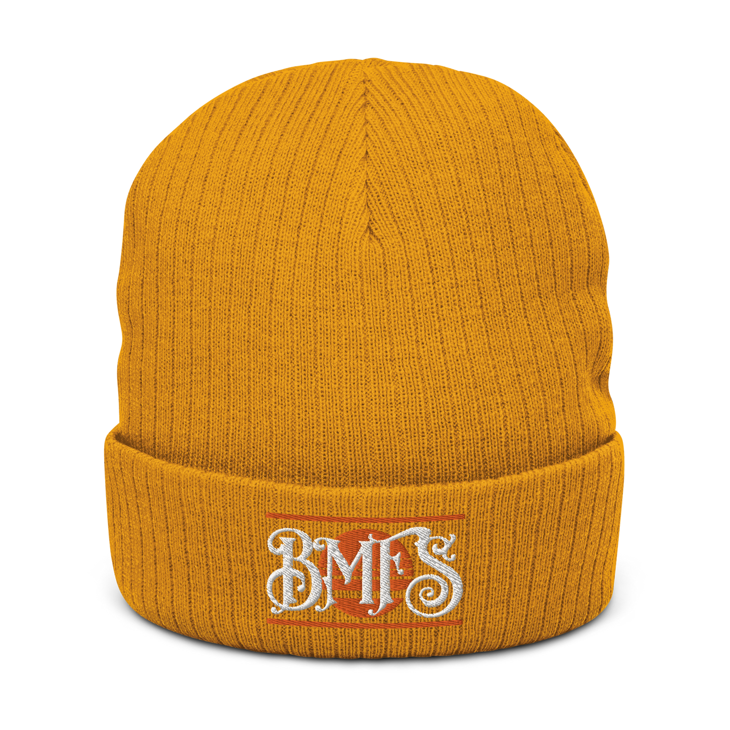 BMFS Sun Cuffed Beanie | Flat Embroidery | Ribbed | Inspired Billy Art