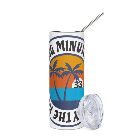 Burning Minutes Every Day By The Hour 20oz Stainless steel tumbler | Strings Inspired