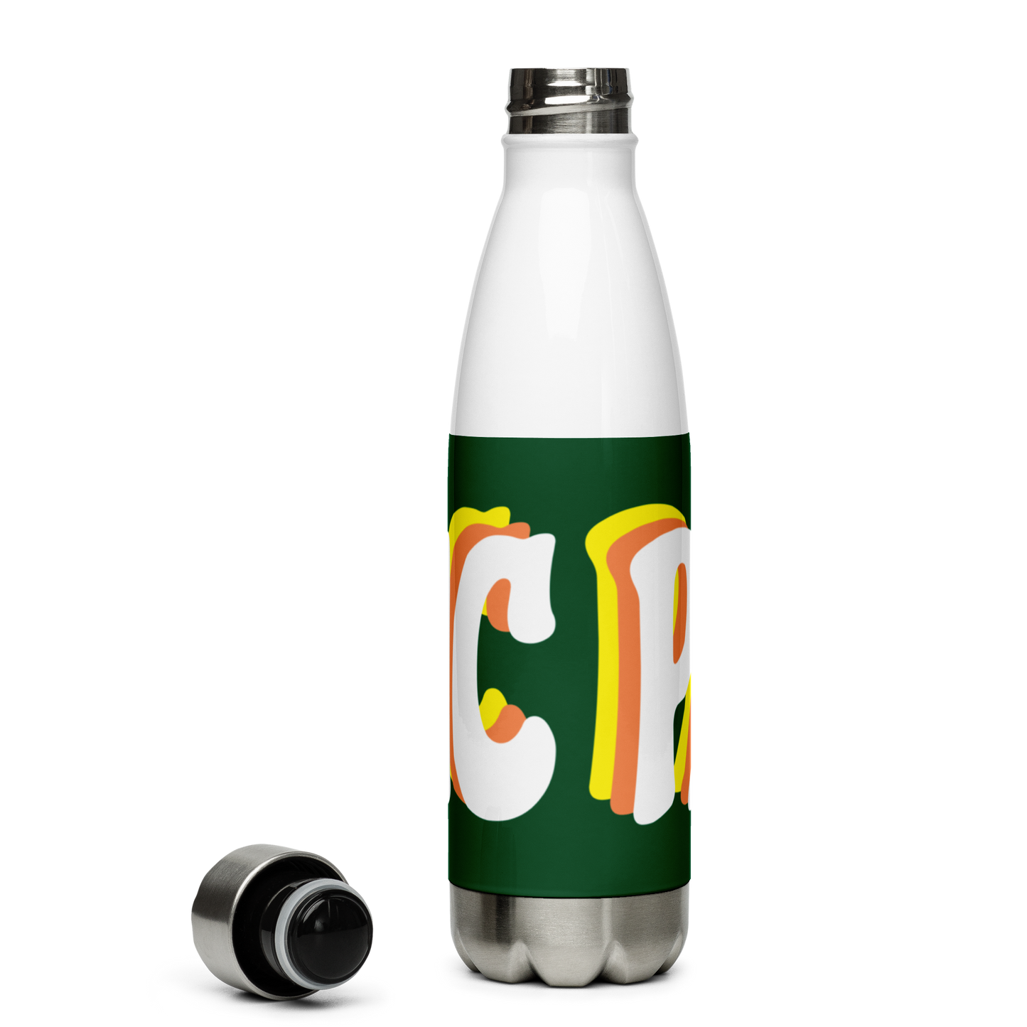 PANIC Stainless Steel Water Bottle 17oz | Printed Graphics