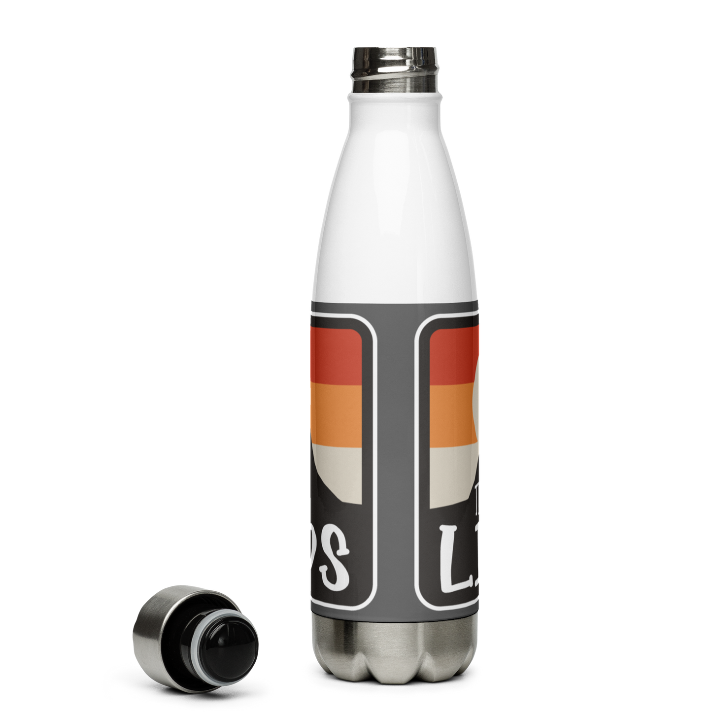 Land Of Lizards Stainless Steel Water Bottle 17oz | Printed Graphics
