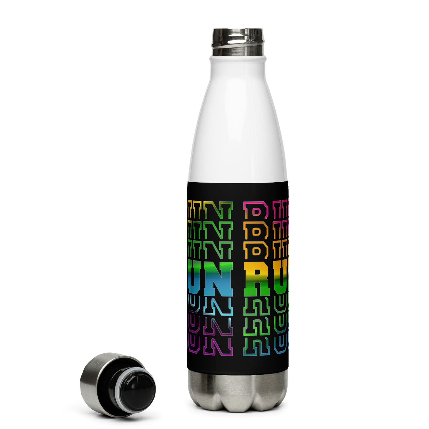 Antelop RUN RUN RIN Stainless Steel Water Bottle 17oz | UV Printed Graphics