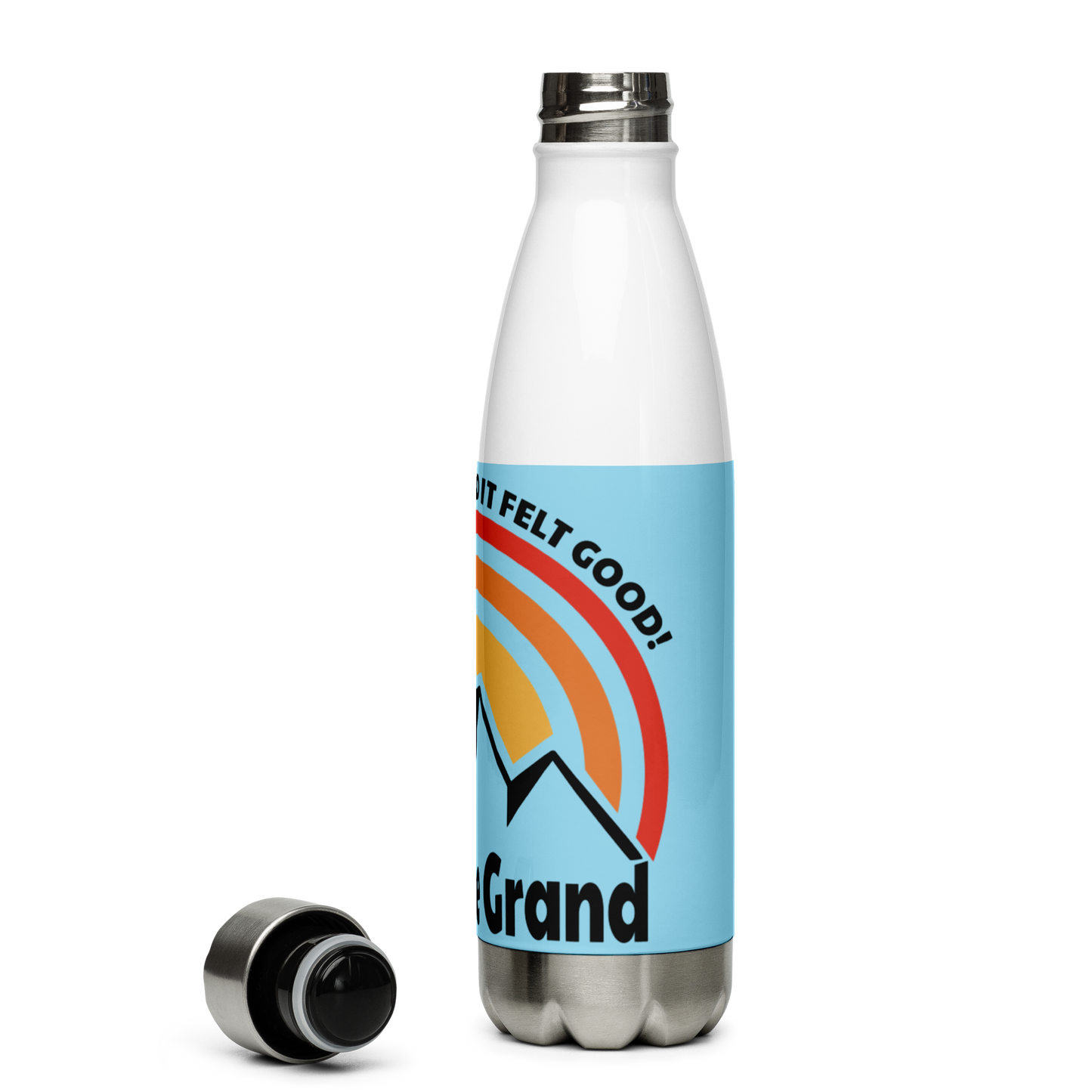 Aint Life Grand Mountains Stainless Steel Water Bottle 17oz | UV Printed Graphics