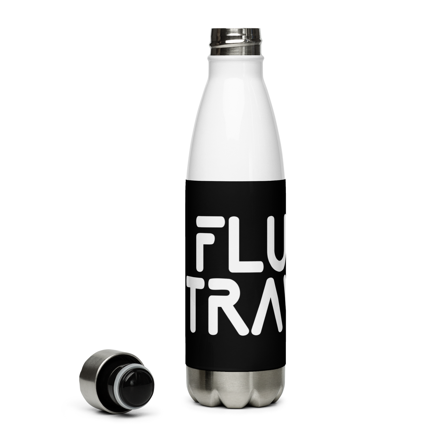 Fluffs Travels Stainless Steel Water Bottle 17oz | Printed Graphics