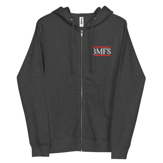 BMFS Embroidery Full Zip Hoodie | Unisex fleece | BMFS 33