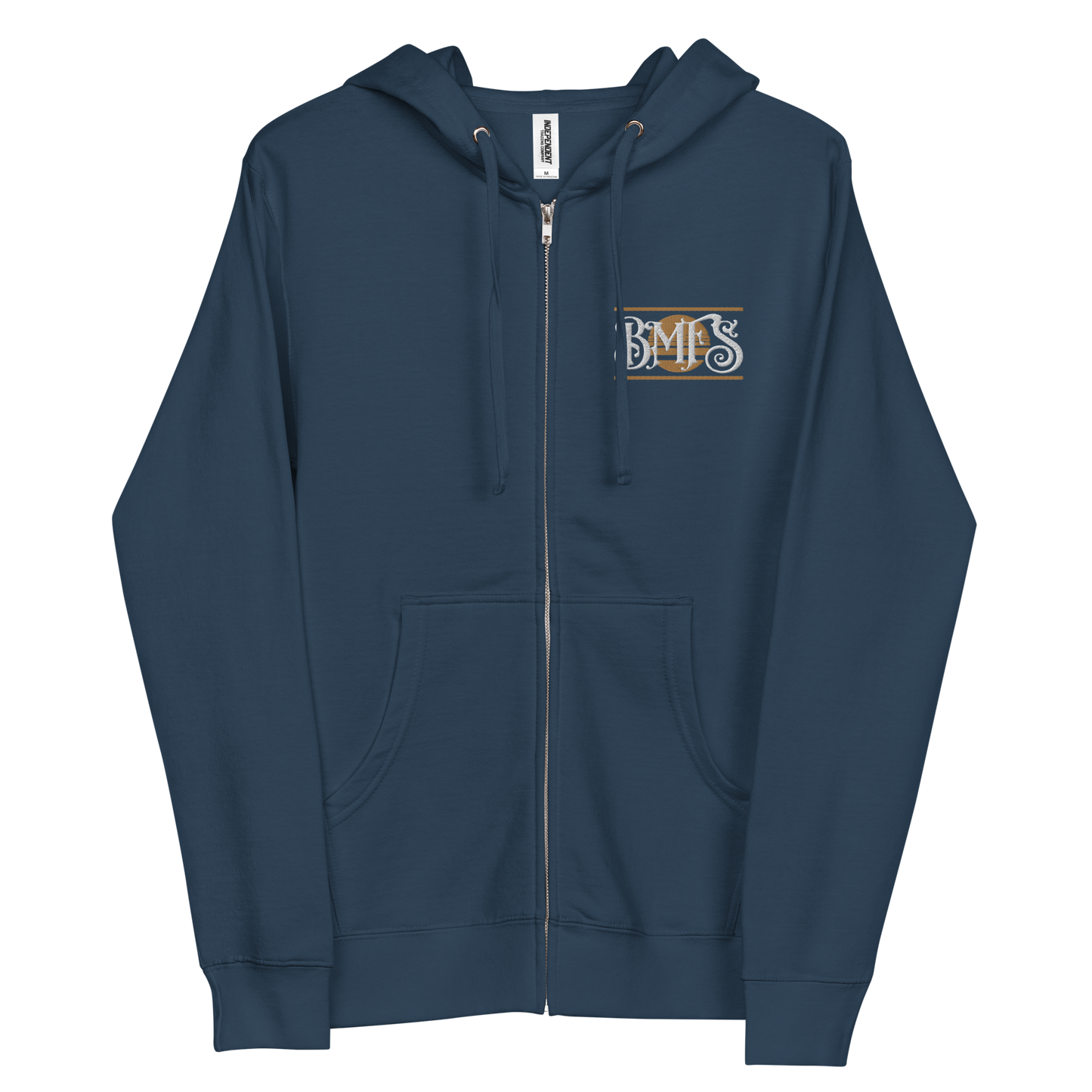 BMFS Embroidery Full Zip Hoodie | Unisex fleece | BMFS 33