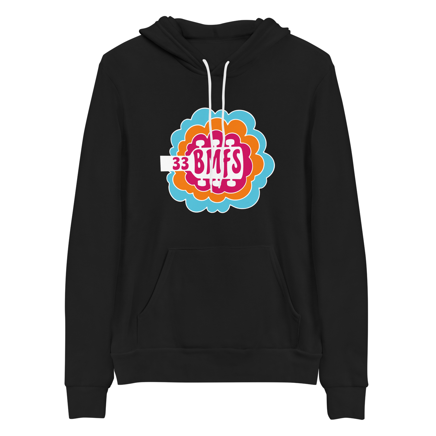 Retro 33 Guitar BMFS Bella+Canvas Premium Unisex hoodie