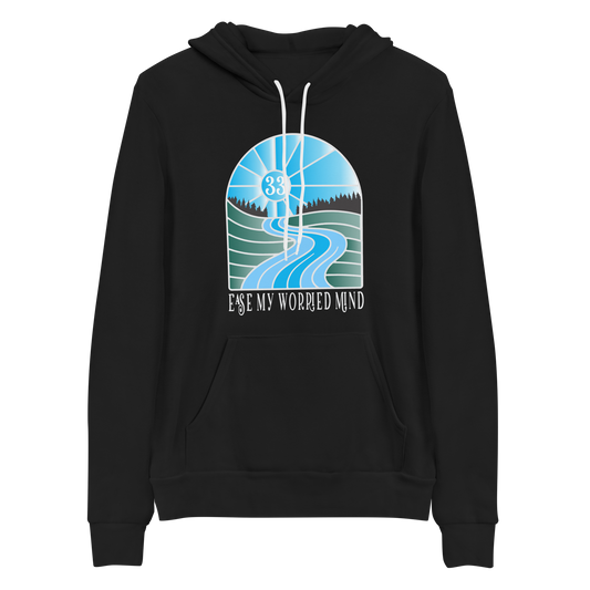 Ease My Worried Mind Creek Bella+Canvas Premium Unisex hoodie