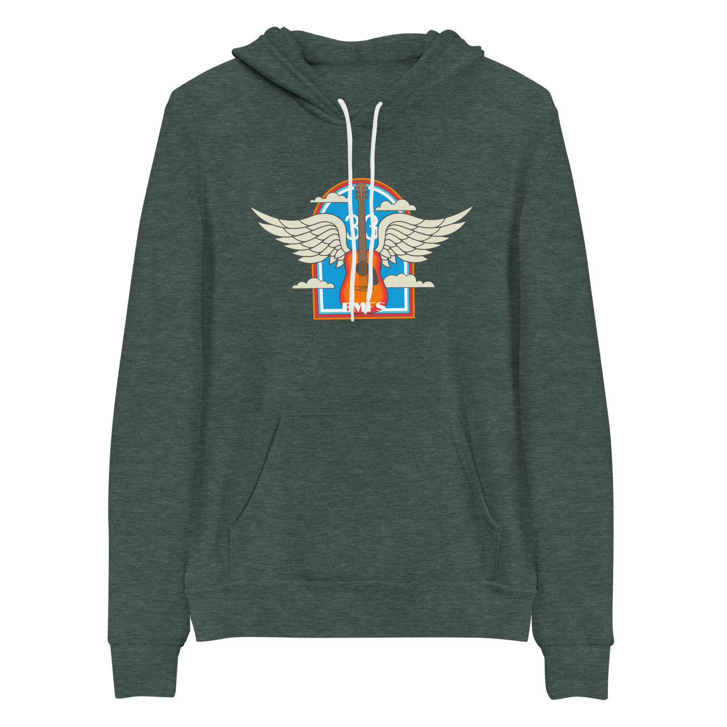 BMFS Guitar Angel Bella+Canvas Premium Unisex hoodie