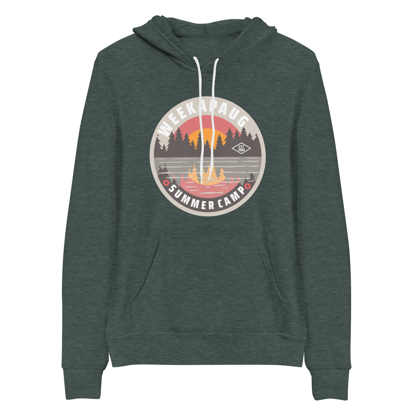 Weekapaug Summer Camp Bella+Canvas Premium Unisex hoodie