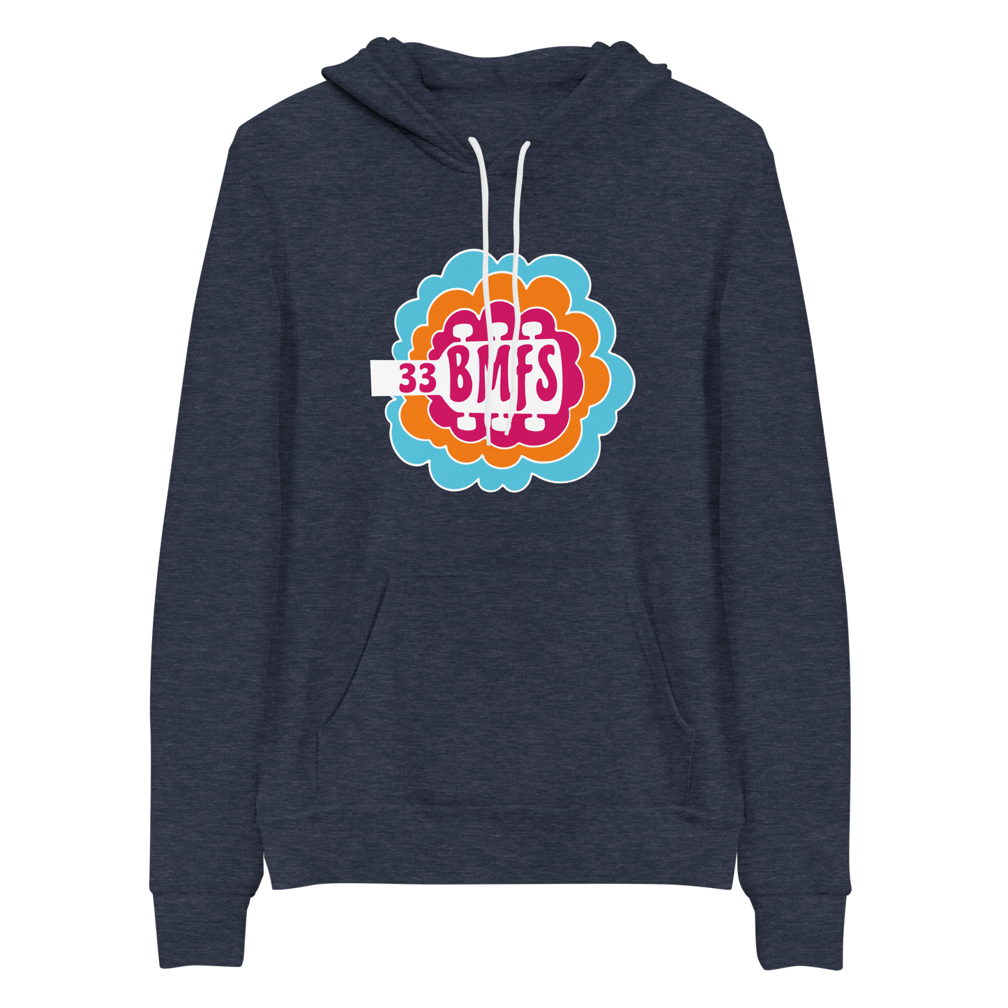 Retro 33 Guitar BMFS Bella+Canvas Premium Unisex hoodie