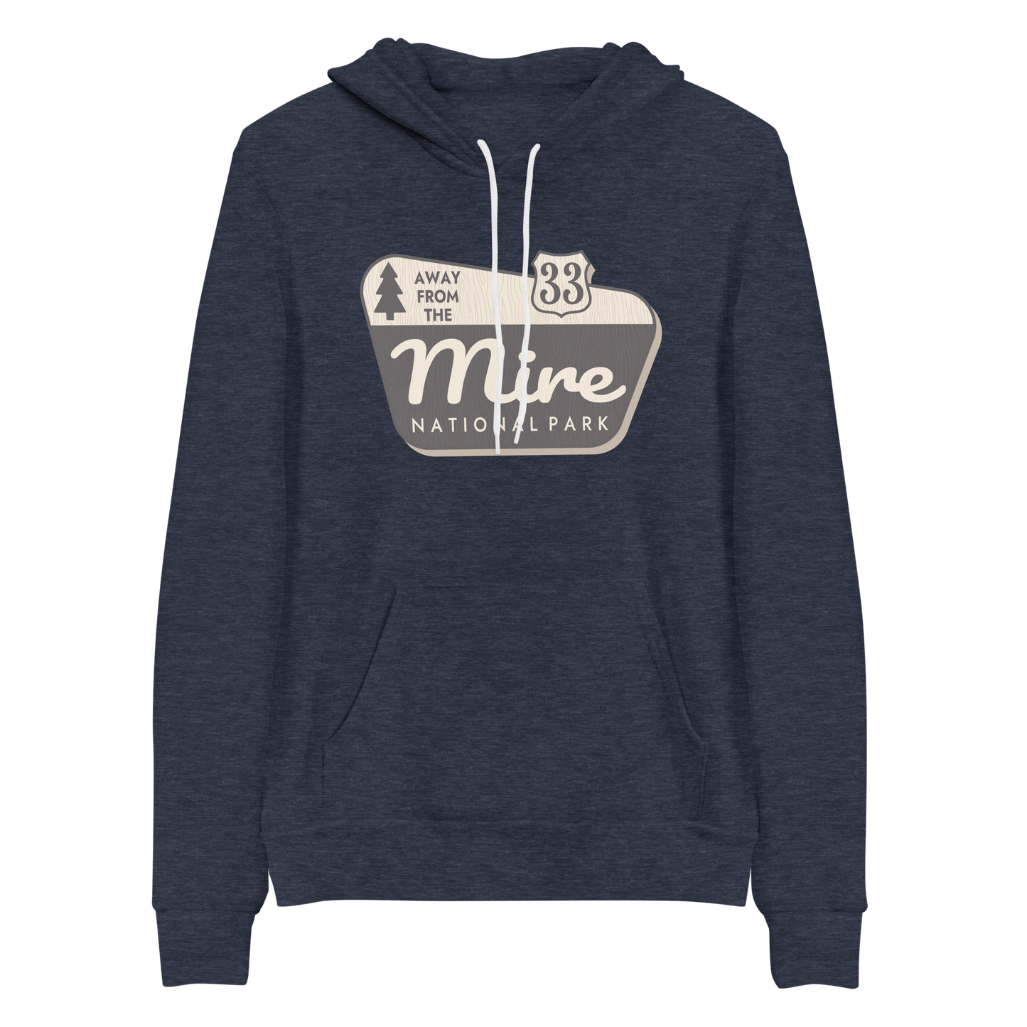 Away From The Mire National Park Bella+Canvas Premium Unisex hoodie