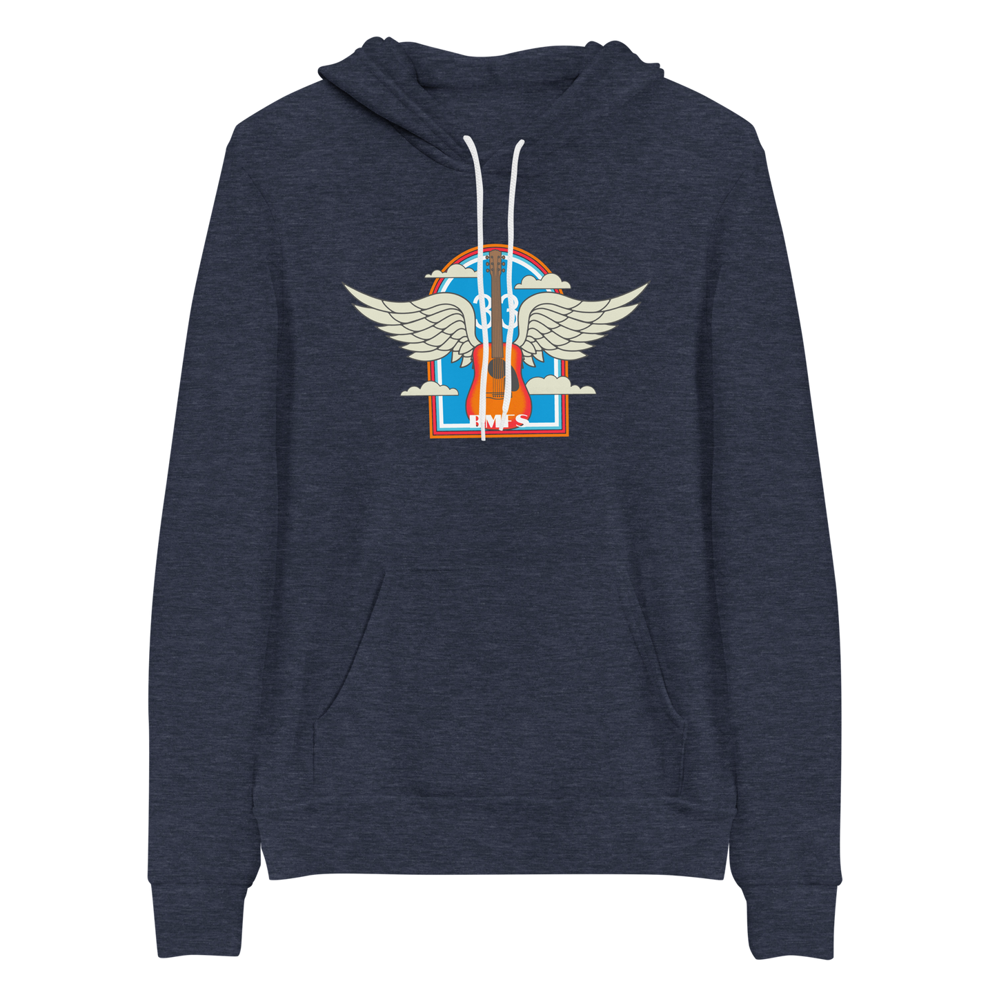 BMFS Guitar Angel Bella+Canvas Premium Unisex hoodie